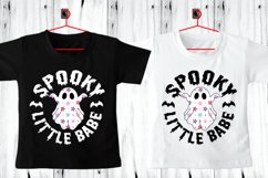 Spooky little Babe SVG | Funny Halloween SVG | Ghost SVG Product Image 2