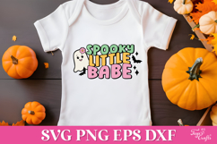 Spooky Little Babe Halloween SVG Quote Product Image 4
