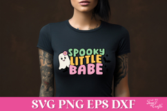 Spooky Little Babe Halloween SVG Quote Product Image 3