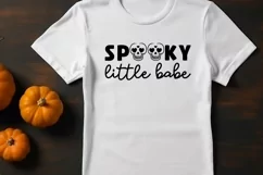 Spooky Little Babe SVG Baby Halloween, Cute Trick-or-Treater Product Image 2