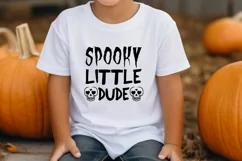 Cute Spooky Little Dude SVG - Halloween Baby SVG Product Image 2
