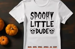 Cute Spooky Little Dude SVG - Halloween Baby SVG Product Image 1