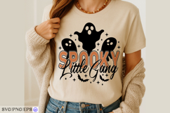 Spooky Little Gang SVG Halloween PNG T-shirt Design Product Image 1