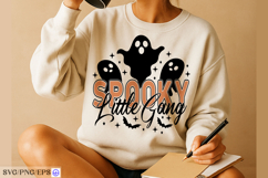 Spooky Little Gang SVG Halloween PNG T-shirt Design Product Image 2
