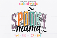 Spooky Mama PNG, Halloween Mom Shirt Design Product Image 1