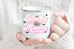 Spooky Mama Halloween Sublimation I Pink Halloween PNG Sublimation