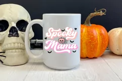 Spooky Mama Halloween Sublimation I Pink Halloween PNG Sublimation