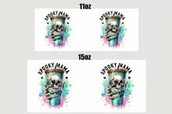 Halloween Pumpkin Mug Wrap For 11 oz and 15 oz, 3d Mug, Halloween Png