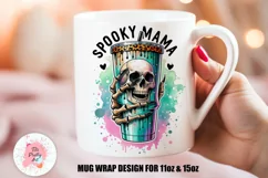 Halloween Pumpkin Mug Wrap For 11 oz and 15 oz, 3d Mug, Halloween Png