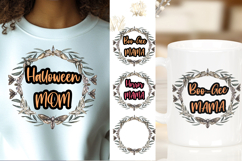 Halloween mom PNG, spooky mama clipart, boo-jee mama design Product Image 3
