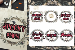 Halloween mom PNG, spooky mama clipart, boo-jee mama design Product Image 4