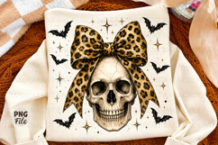 Spooky Mama Social Club Png, Coquette Bow Halloween Png Product Image 1