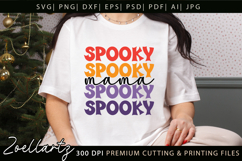 Spooky Mama SVG for Cricut Halloween T-shirt Mug Design Product Image 7