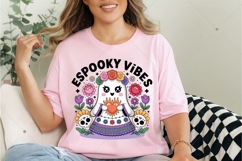 Spooky Mexican Conchas Ghost PNG, Espooky Vibes Halloween Product Image 3
