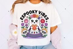 Spooky Mexican Conchas Ghost PNG, Espooky Vibes Halloween Product Image 2