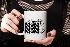 Spooky Mom halloween png svg vectors with transparent background high resolution for cricut silhouette and sublimation machine
