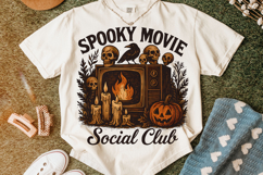 Spooky Movie Social Club PNG, Horror PNG, Halloween PNG, Boo Product Image 5