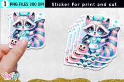Spooky  Sticker for print and cut sticker