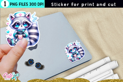 Spooky Nurse Sticker  Medical Print and Cut Design