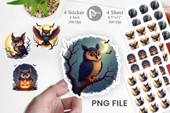 Halloween Owl Whispers Sticker Product Image 1