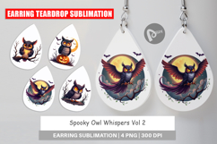 Earring Halloween Owl Whispers Product Image 1