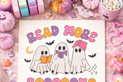 Three Ghosts Embroidery Design, read more books Product Image 3