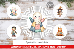 Halloween Patchwork Pals Wind Spinner Product Image 1