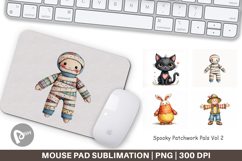 Halloween Patchwork Pals Mouse Pad Product Image 1