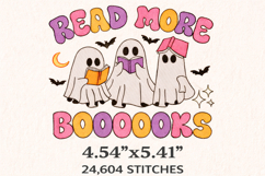 Three Ghosts Embroidery Design, read more books Product Image 2