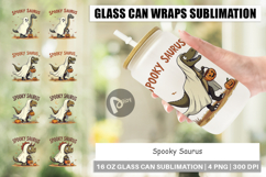 Spooky Saurus Glass Can Product Image 1