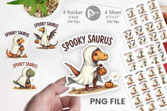 Spooky Saurus Sticker Product Image 1