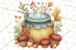 Spooky Scarecrows Halloween Clipart, Whimsical PNG Product Image 2