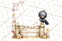 Spooky Scarecrows Halloween Clipart, Whimsical PNG Product Image 2