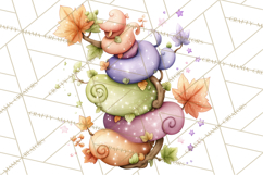 Spooky Scarecrows Halloween Clipart, Whimsical PNG Product Image 4