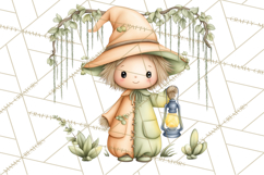 Spooky Scarecrows Halloween Clipart, Whimsical PNG Product Image 2