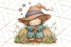 Spooky Scarecrows Halloween Clipart, Whimsical PNG Product Image 5