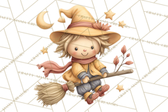 Spooky Scarecrows Halloween Clipart, Whimsical PNG Product Image 5