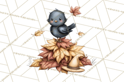 Spooky Scarecrows Halloween Clipart, Whimsical PNG Product Image 3