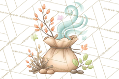 Spooky Scarecrows Halloween Clipart, Whimsical PNG Product Image 5