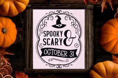 spooky scary october 31 farmhouse svg