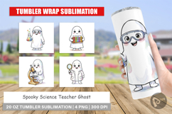 Science Teacher Ghost Tumbler Product Image 1