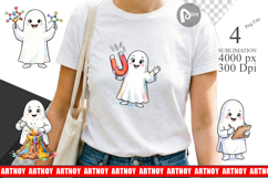Science Teacher Ghost Sublimation Product Image 1