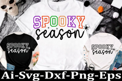 Spooky Season SVG, Halloween SVG PNG Files, Product Image 1