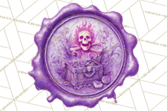 Halloween Wax Seal PNG Clipart Spooky Gothic Digital Art Product Image 4