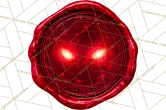 Halloween Wax Seal PNG Clipart Spooky Gothic Digital Art Product Image 5