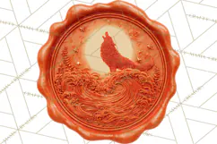 Halloween Wax Seal PNG Clipart Spooky Gothic Digital Art Product Image 4