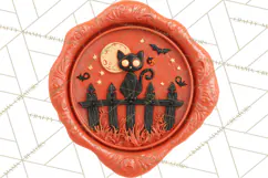 Halloween Wax Seal PNG Clipart Spooky Gothic Digital Art Product Image 5