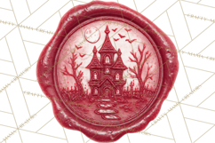 Halloween Wax Seal PNG Clipart Spooky Gothic Digital Art Product Image 2