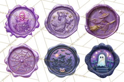 Halloween Wax Seal PNG Clipart Spooky Gothic Digital Art Product Image 3