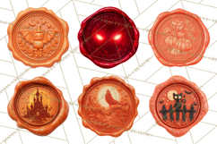 Halloween Wax Seal PNG Clipart Spooky Gothic Digital Art Product Image 4